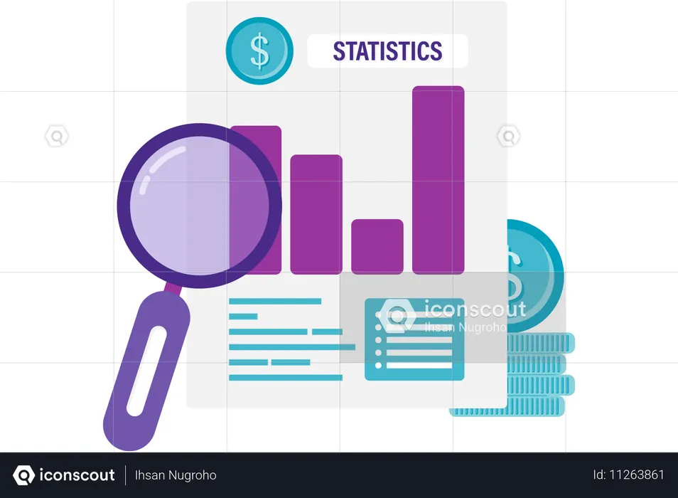 Análisis de datos y estadísticas  Ilustración