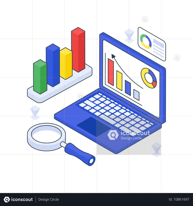 Análisis de informes comerciales  Ilustración