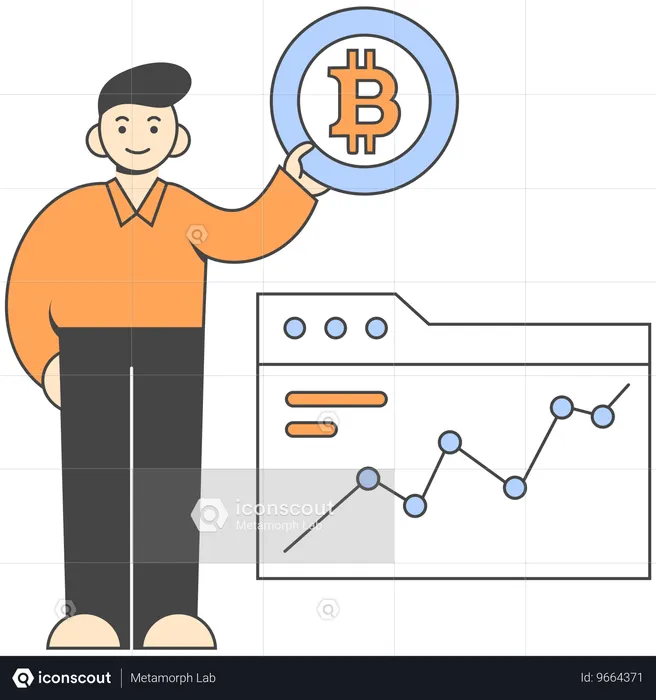 Análisis del mercado de criptomonedas  Ilustración