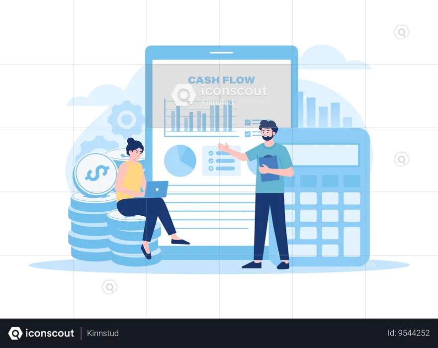 Analizar el flujo de caja  Ilustración