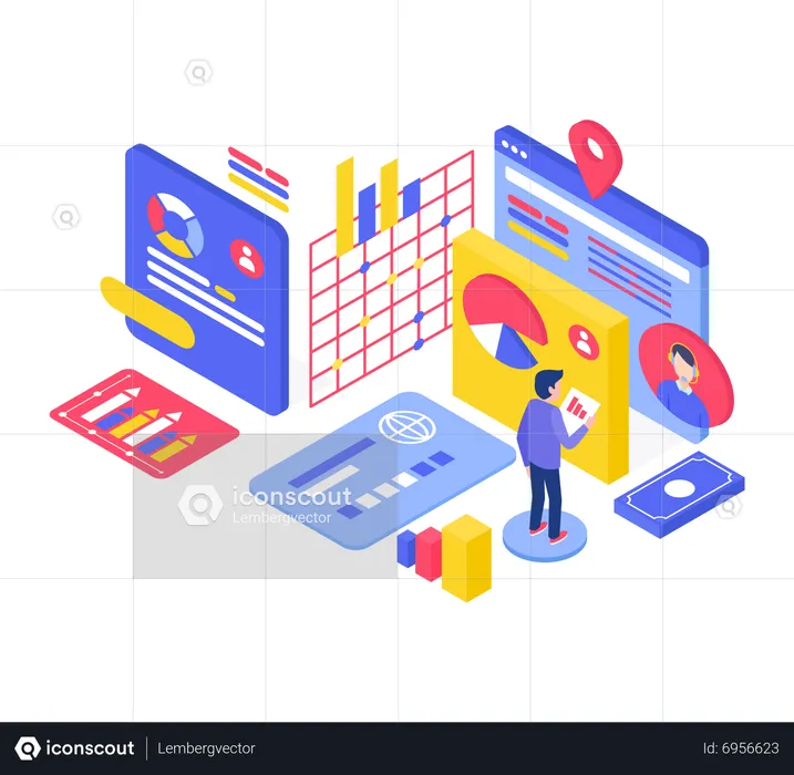 Analyse commerciale  Illustration