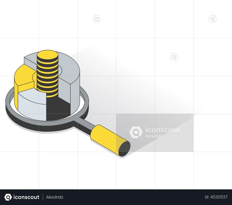 Analyse commerciale en ligne  Illustration