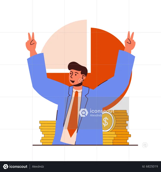 Analyse de la croissance de l'entreprise  Illustration