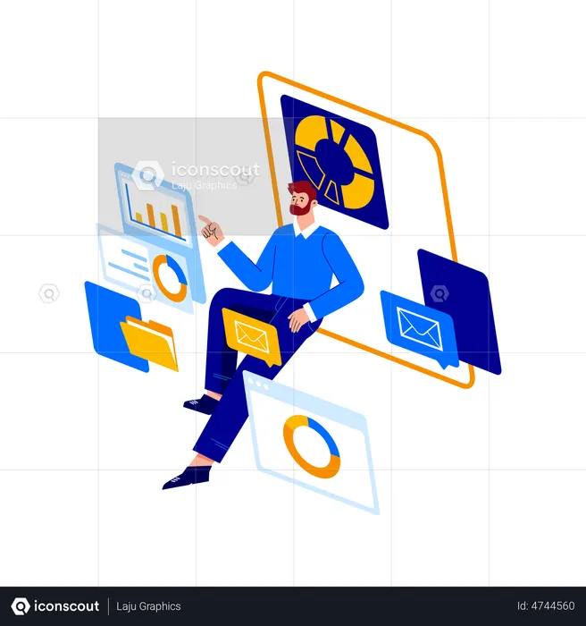 Analyse de données en ligne  Illustration