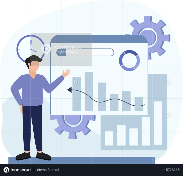 Analyse de données en ligne  Illustration