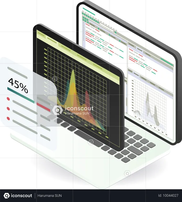 Analyse de données informatiques pour les entreprises  Illustration