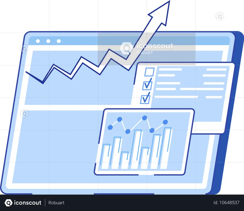 Statistiques de recherche d'analyse de données  Illustration