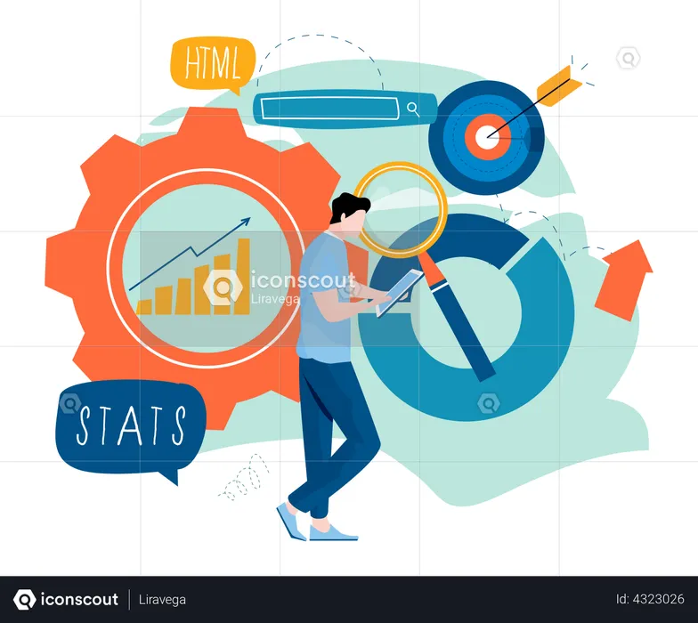 Analyse SEO  Illustration