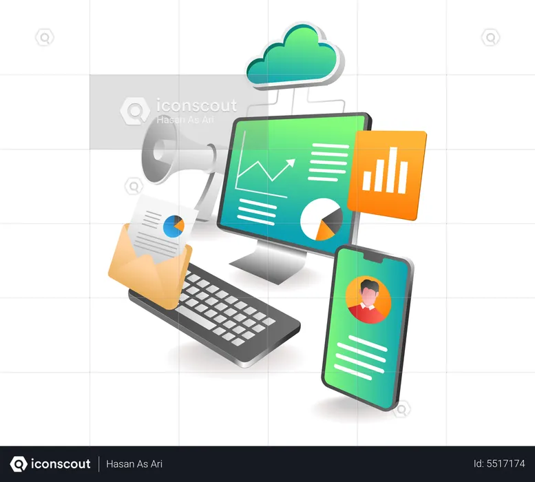 Analyse du serveur cloud  Illustration