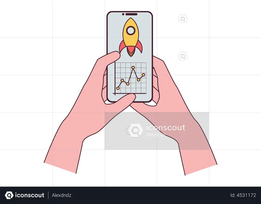 Analyse de démarrage en ligne  Illustration