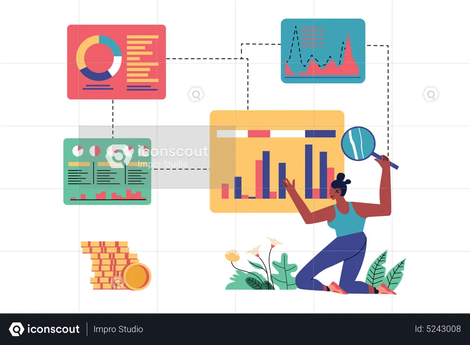 Analyse de la blockchain des données  Illustration