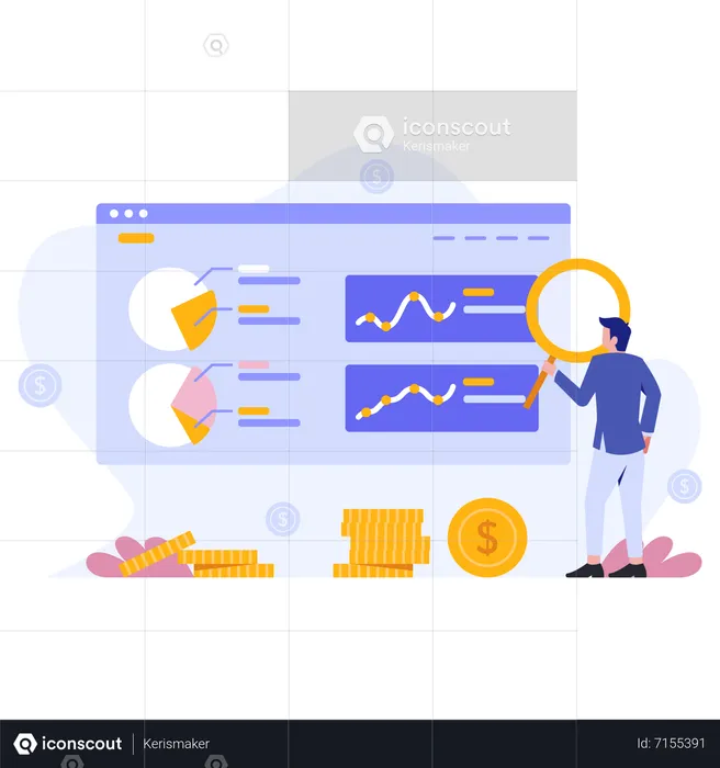 Analyse et statistiques de données financières  Illustration