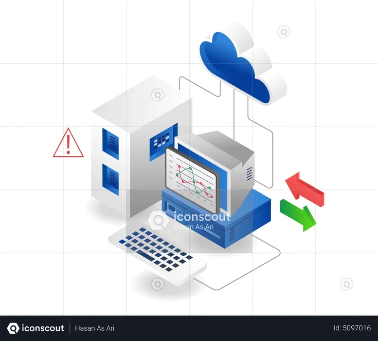 Analyse du serveur cloud  Illustration