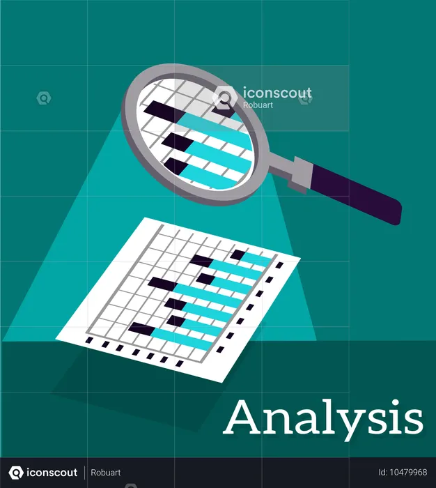 Analyse infographique et données  Illustration