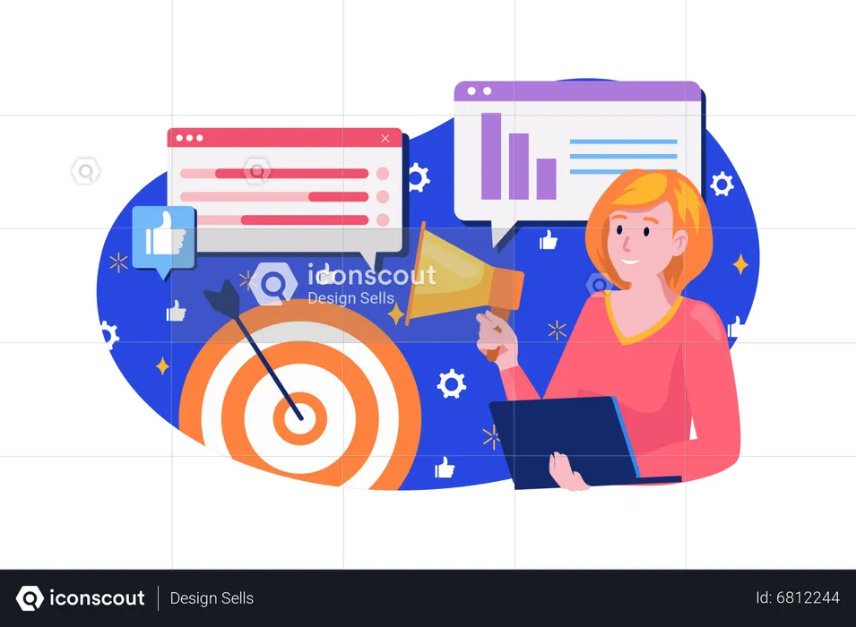 Analyse marketing  Illustration