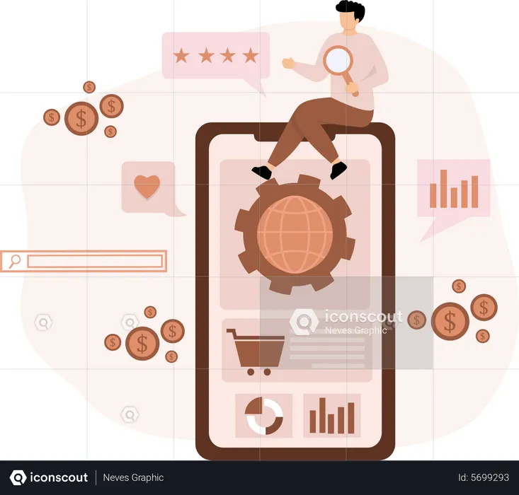 Analyse marketing globale  Illustration