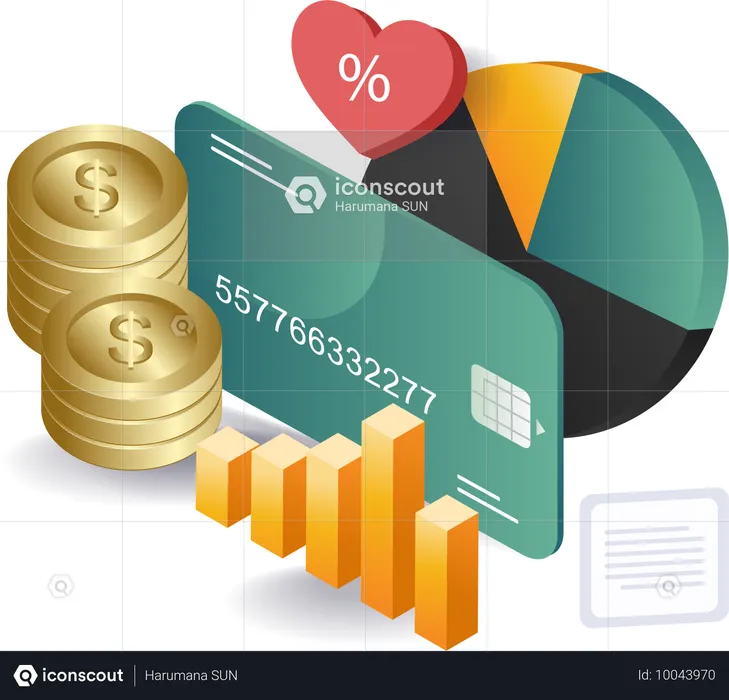 Analysis of business income revenue growth data  Illustration