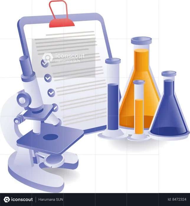 Analysis of classroom experimental laboratory results  Illustration