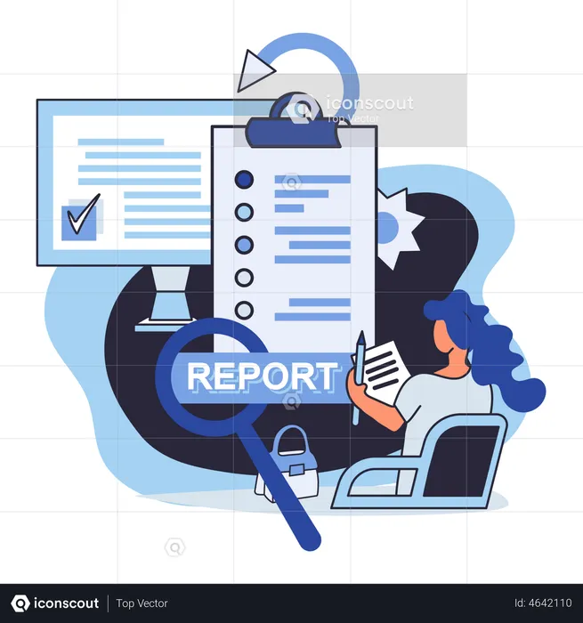 Analytical report  Illustration