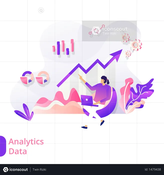 Analytics Data  Illustration