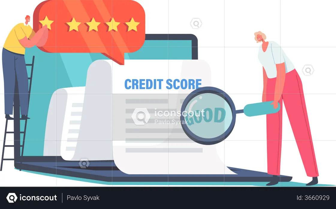 Analyze Credit Score for Loan Approval  Illustration