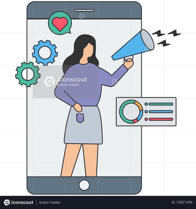 Analyze data  Illustration