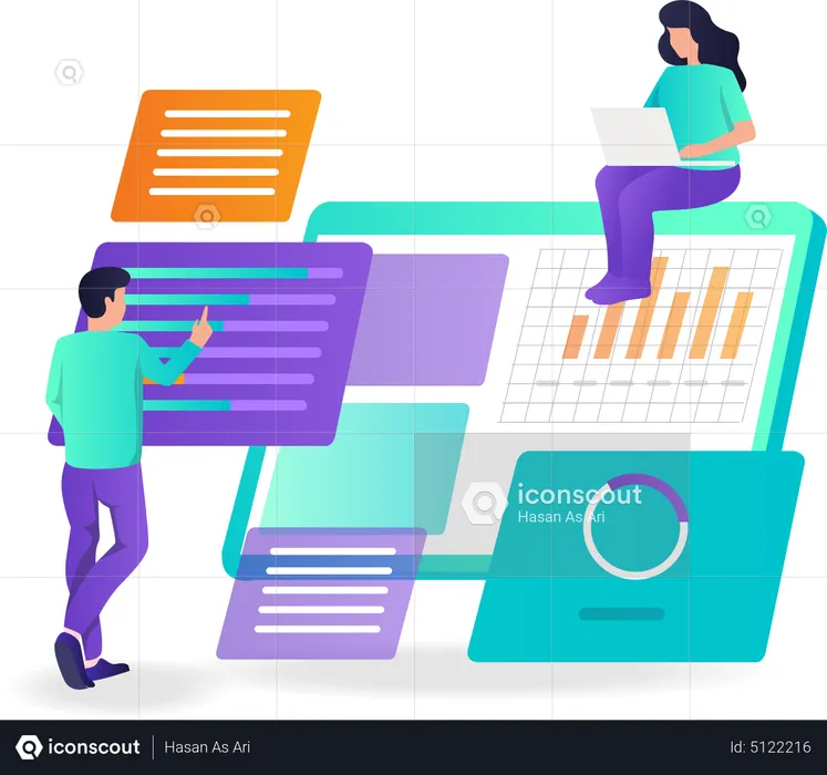 Analyze text data  Illustration