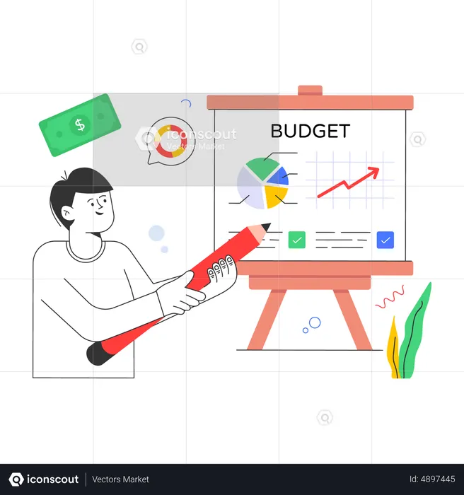 Analyzing Budget  Illustration