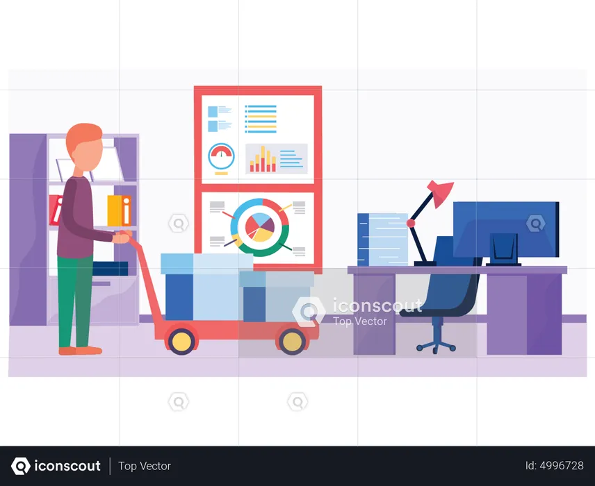 Analyzing business data  Illustration
