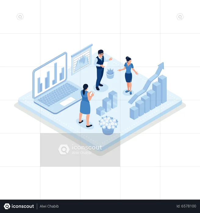 Analyzing stock market data  Illustration