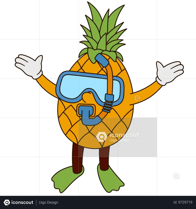 Ananas  Illustration
