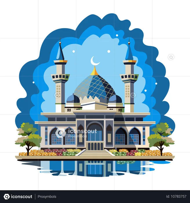 Ancient Mosque  Illustration