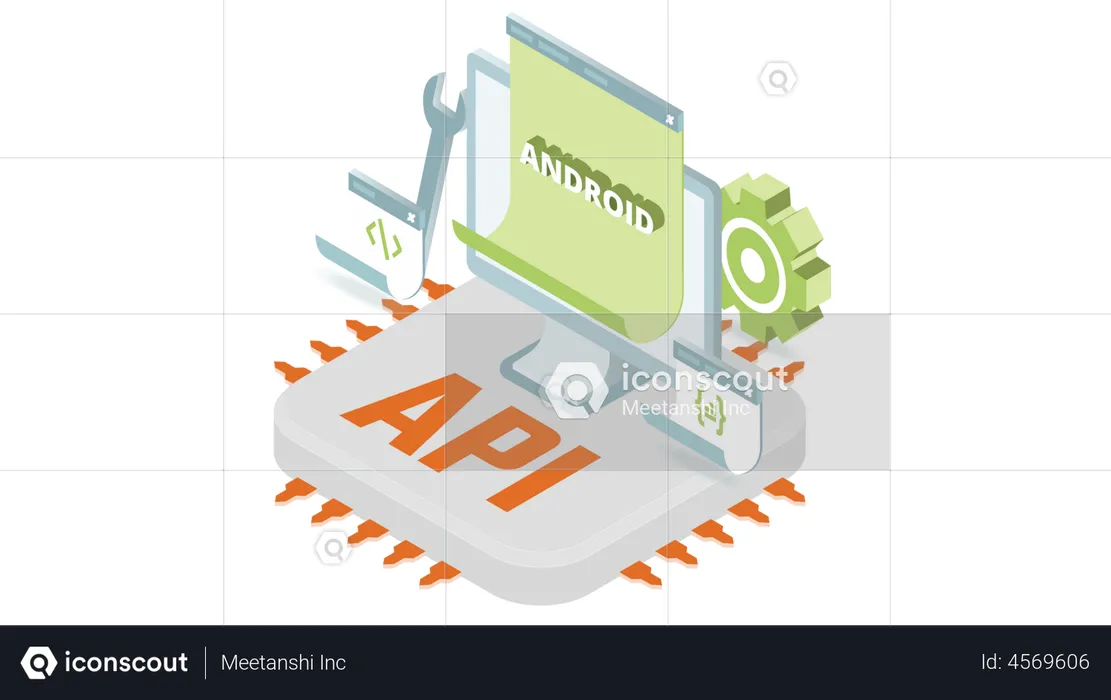 Android api integration  Illustration