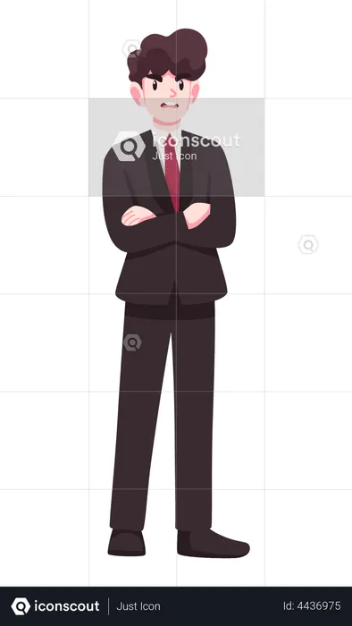 Angry Businessman  Illustration