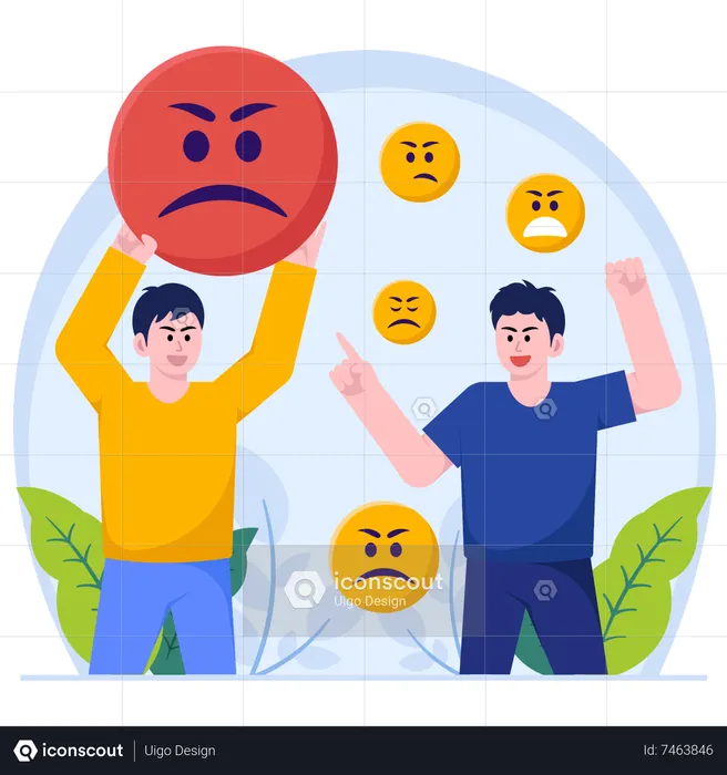 Angry Emoji Emoji Illustration
