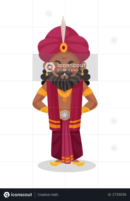 Angry Shakuni  Illustration