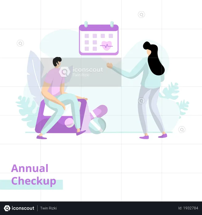 Annual Checkup  Illustration