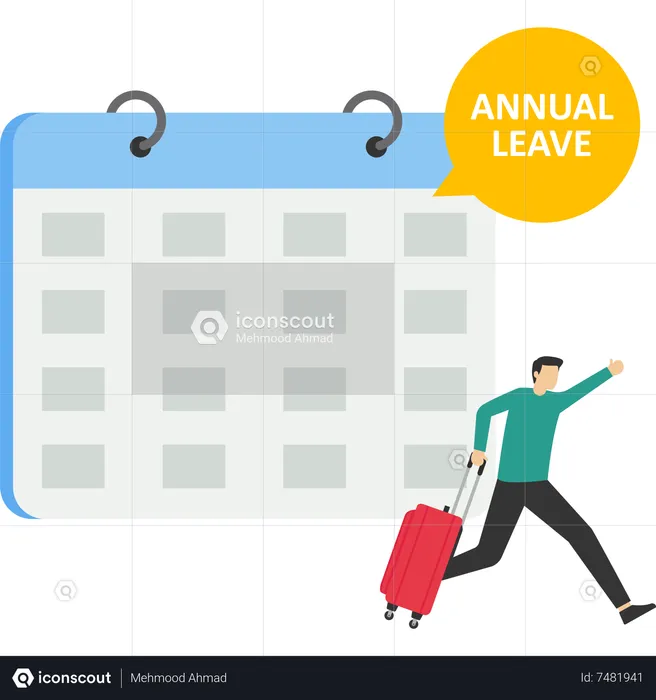 Annual leave  Illustration