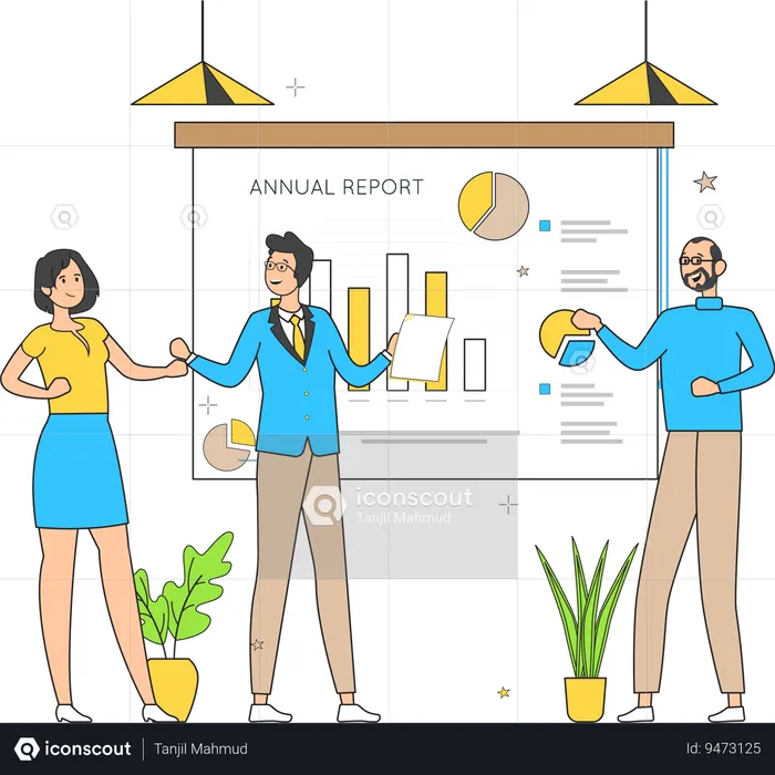 Annual Report Analysis  Illustration