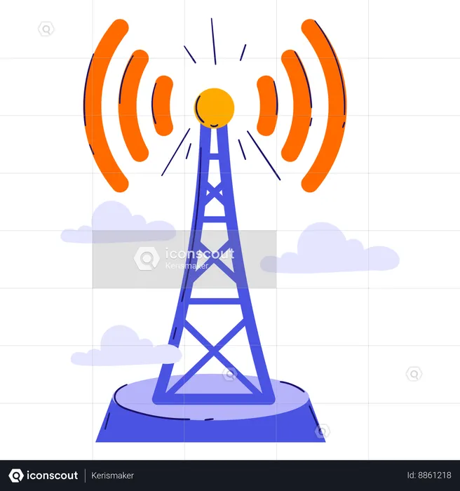 Antenna Signal  Illustration