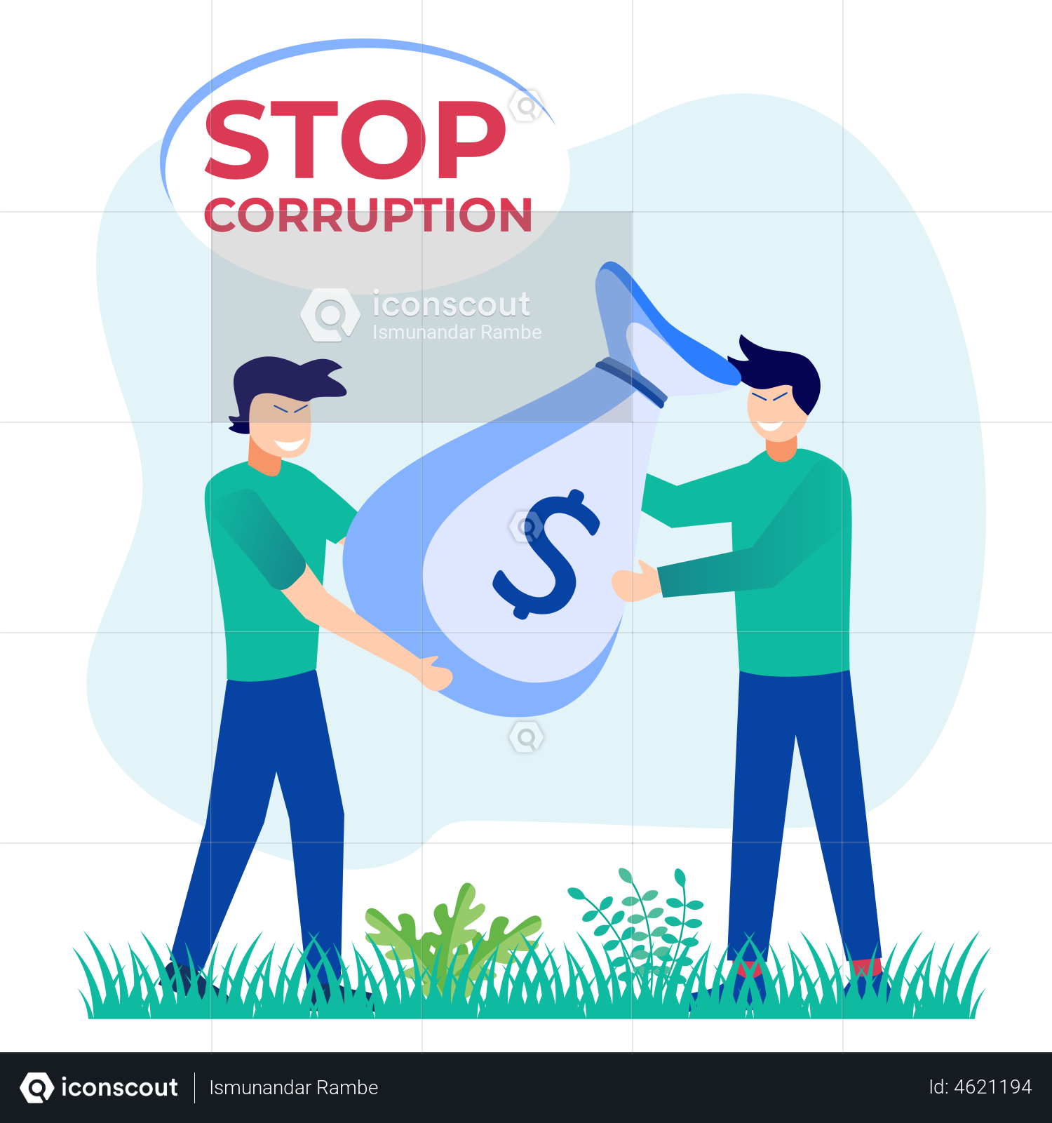 Stop Corruption International Anticorruption Day Illustration Stock Vector  (Royalty Free) 1397033366 | Shutterstock