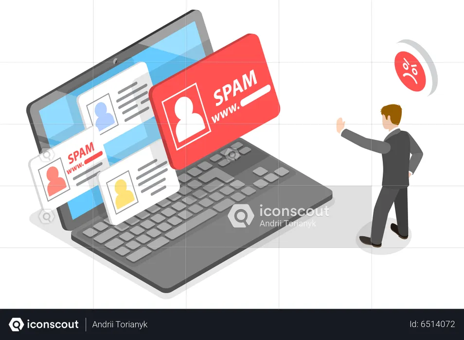 Anti Spam Technology  Illustration