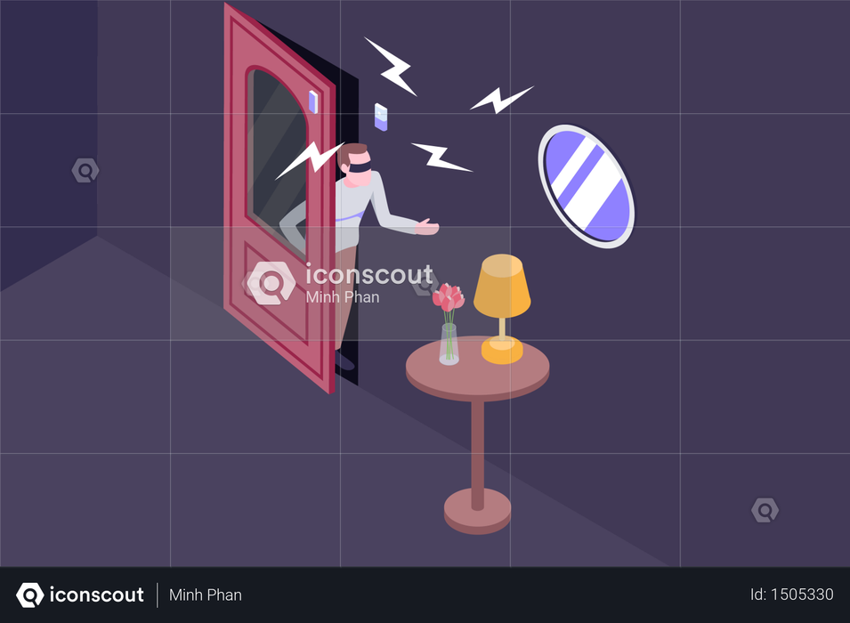 Premium Anti theft alarm ringing when Thief stalling house items