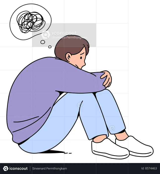 Anxiety problem  Illustration