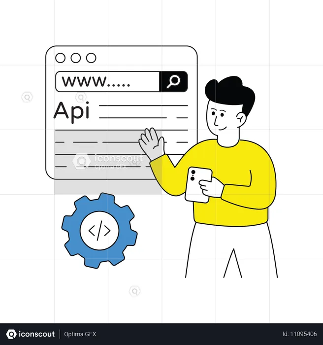 Api Development  Illustration