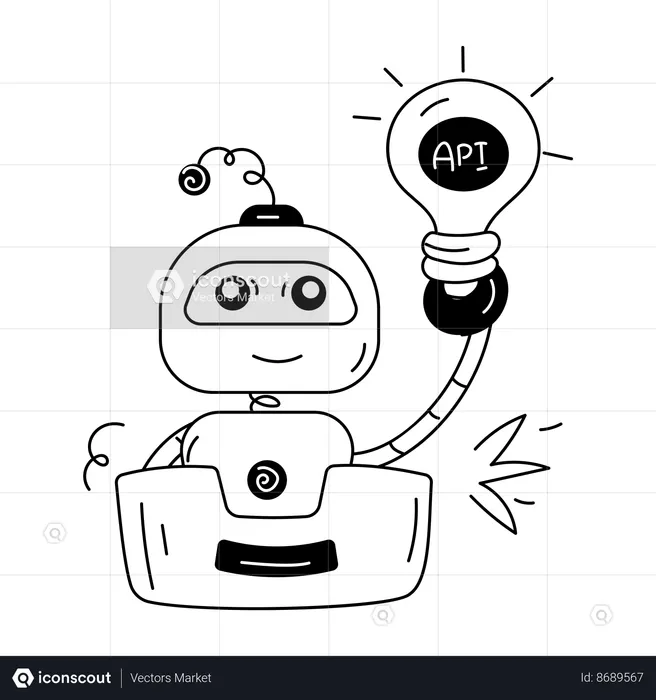API Robot  Illustration