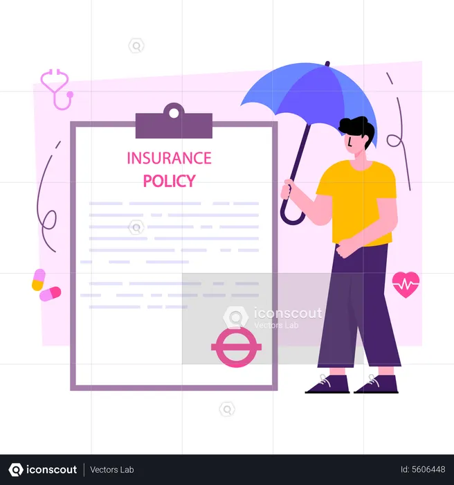 Apólice de seguro  Ilustração