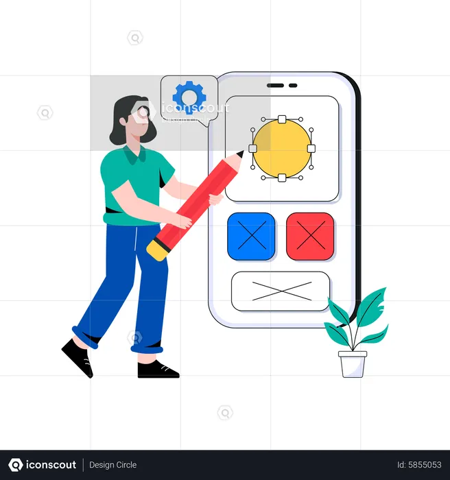 App Designing  Illustration