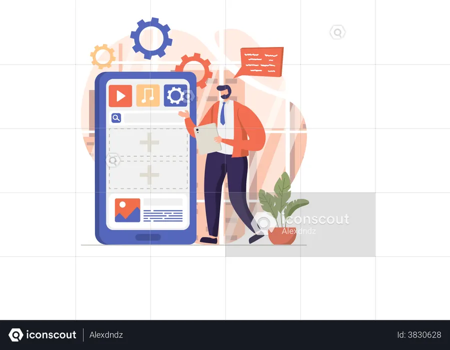 App Developer  Illustration