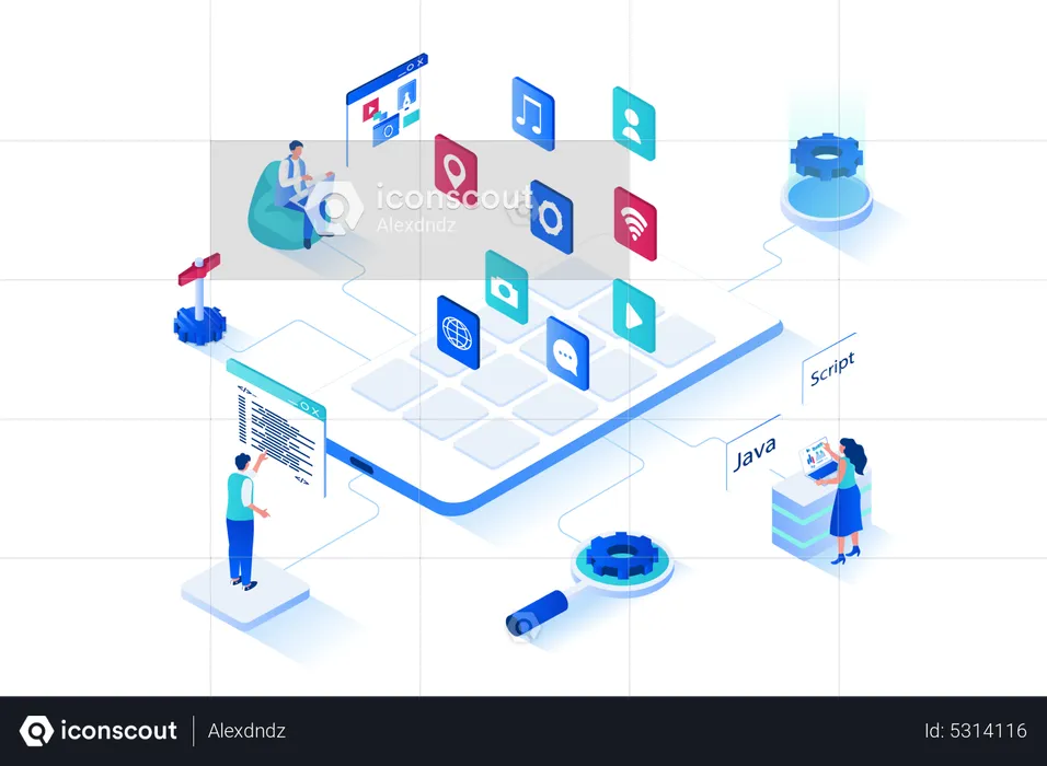 App Development  Illustration